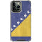 Bosnia and Herzegovina Flag Distressed iPhone 15 Pro Max Clear Case